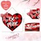 Front Door Hanging Sign Red and Black Valentines Day Wreath Be Mine Buffalo Plaid Heart Wooden Door Hanger Valentines Day Decorations for Wedding Home Room Outdoor Wall Decor